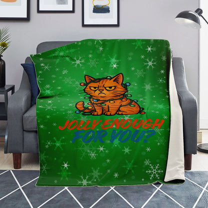Jolly Cat - Premium Decoration Blanket